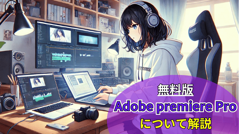 無料版Adobe premier Proについて解説