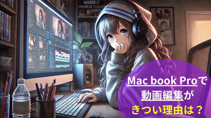 動画編集の仕事はMacBook Proできつい理由