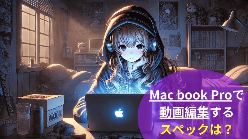 動画編集に必要なMacBook Proのスペックと購入方法を解説