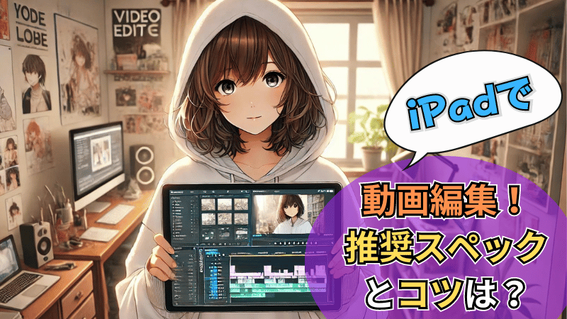 iPadで動画編集！推奨スペックとコツについて解説