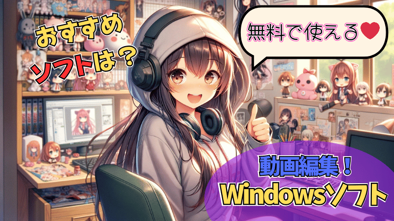 Windows無料動画編集ソフトを解説