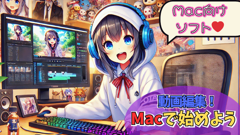 Mac向けの動画編集ソフト