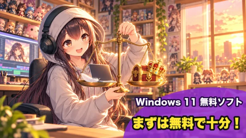 無料と有料の動画編集ソフトの違い|まずは無料で十分