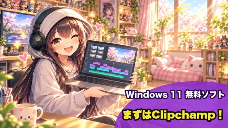 まとめ:Windows 11の無料動画編集ソフトはClipchampから|まずはClipchamp