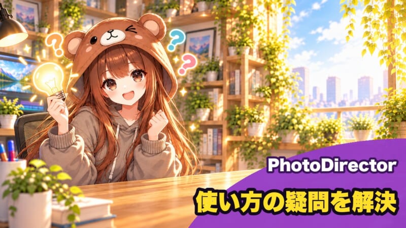 PhotoDirectorの使い方に関するよくある質問
