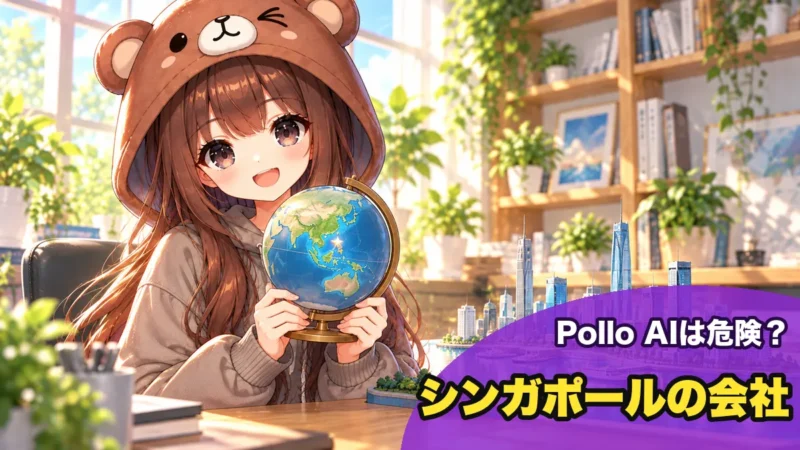 Pollo AIの運営会社はシンガポールの会社