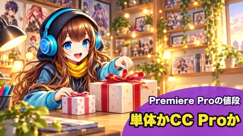 Premiere単体プランとCreative Cloud Proを比べる