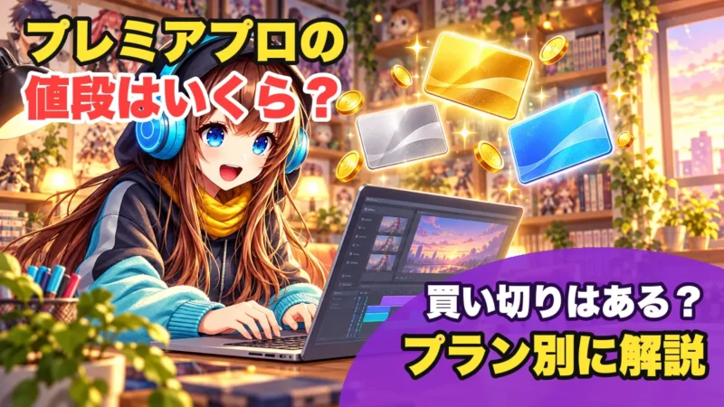 Premiere Pro（プレミアプロ）の値段はいくら？買い切りはあるか