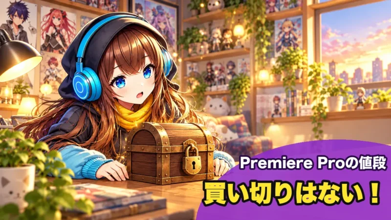 Premiere Proに買い切りはない