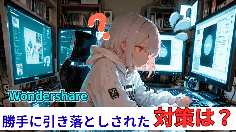 Wondershare勝手に引き落としの対策