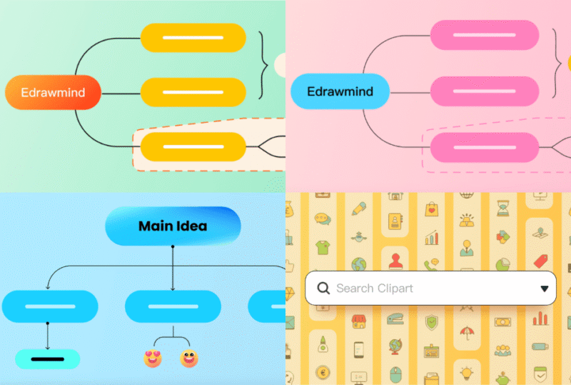 EdrawMindのスタイルとテーマ