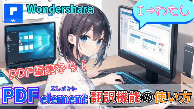 PDFelementの翻訳機能