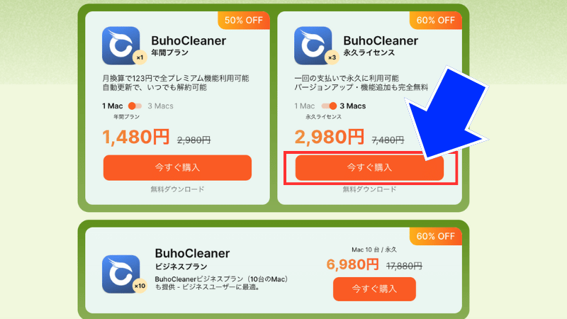 永久ライセンスを購入する