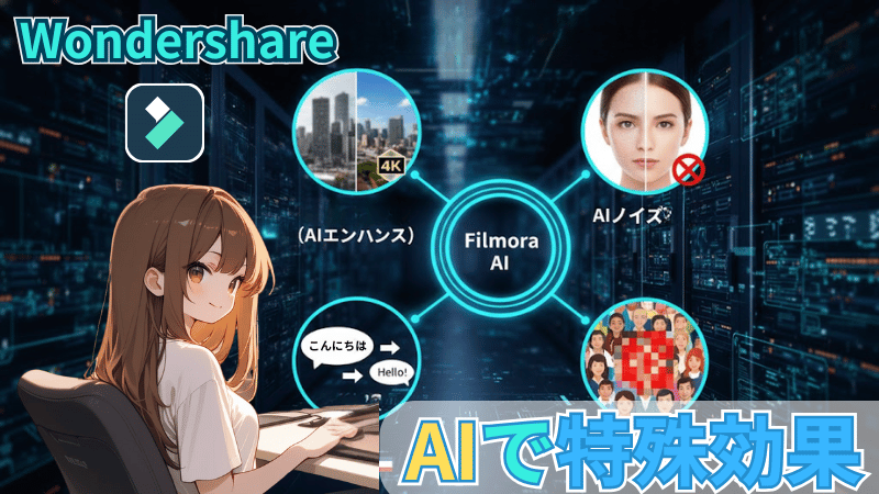 FilmoraのAI特殊効果4選