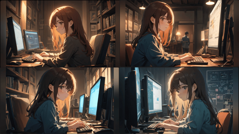 AI最適化なしで生成した画像