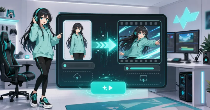 DomoAI Character to Videoの使い方ステップ