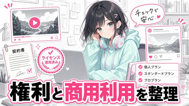 DomoAIの著作権と商用利用を確認する資料