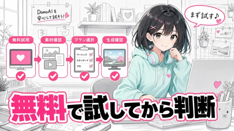 DomoAIを安全に始める手順のイメージ