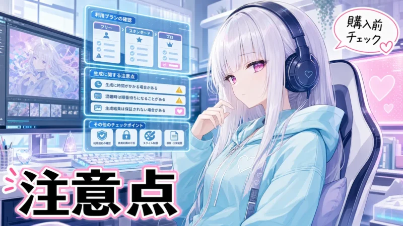 DomoAIのデメリットや注意点を確認する画面