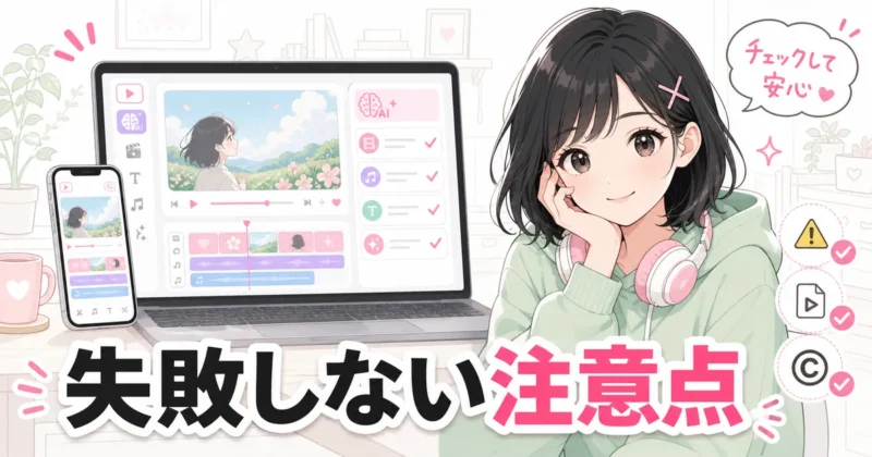 DomoAIをスマホで使う注意点を示すバナー