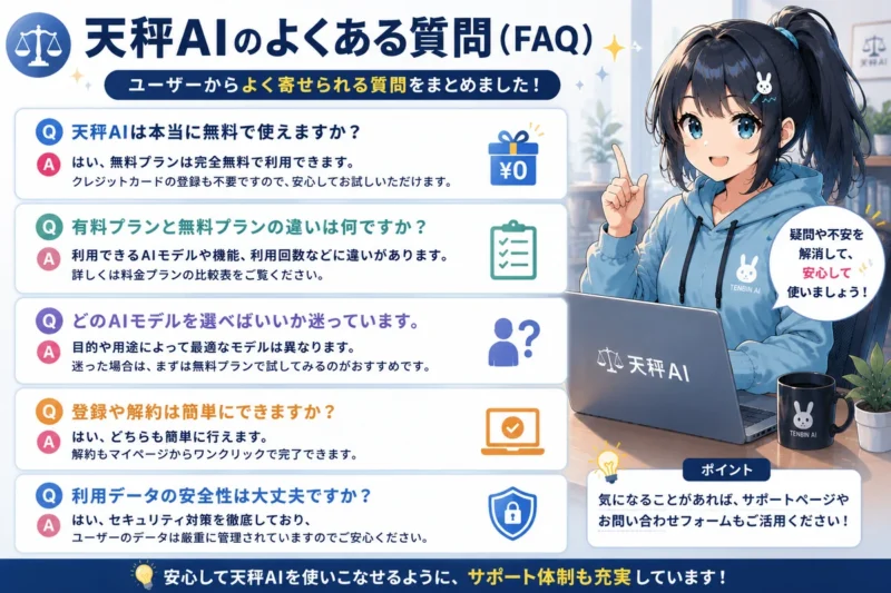 天秤AIに関するよくある質問