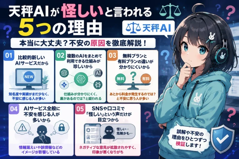 天秤AIが怪しいと言われる理由を検証