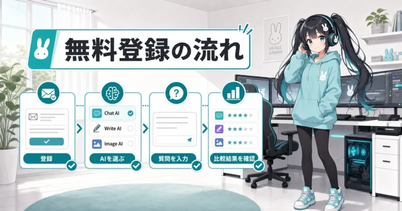 天秤AIを無料登録して使い始める流れ