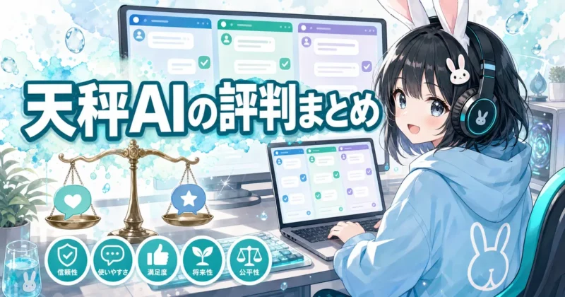天秤AIの評判まとめのイメージ