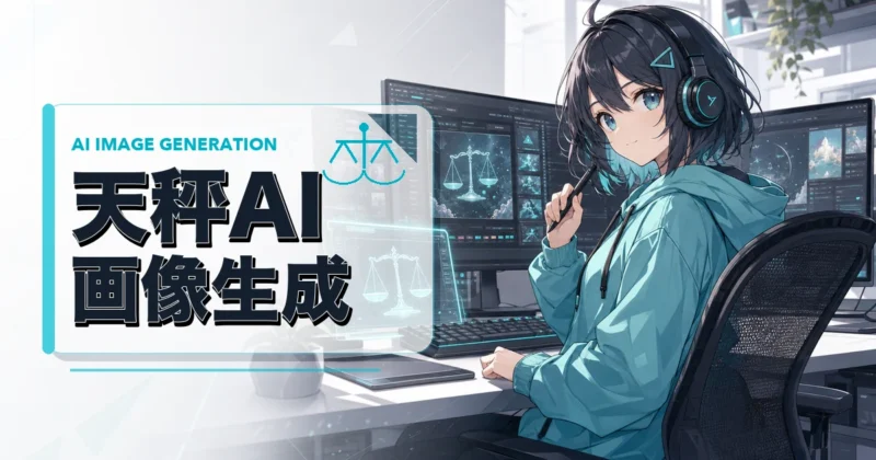 天秤AI byGMOで画像生成AIを同時比較するイメージ