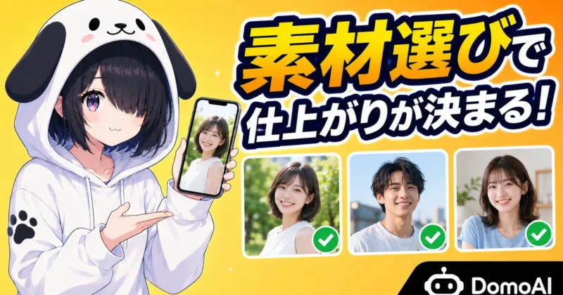 2.5Dアニメ変換に向いた実写動画素材