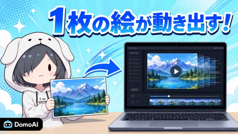 DomoAIの画像から動画生成機能