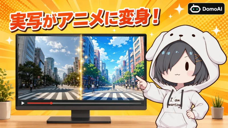 DomoAIの動画から動画機能