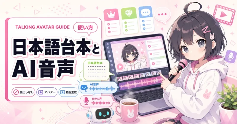 Talking Avatarの日本語対応と声の選び方