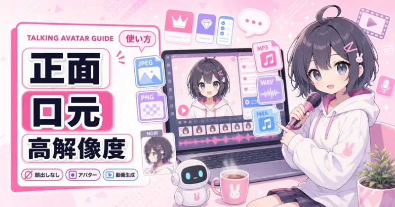 Talking Avatarで失敗しない写真と音声の条件