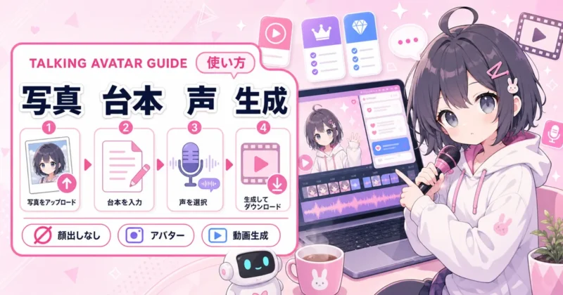 DomoAIのTalking Avatarの使い方4ステップ