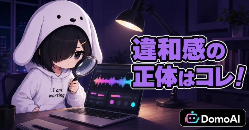AI音声を気持ち悪いと感じる違和感の正体を分析