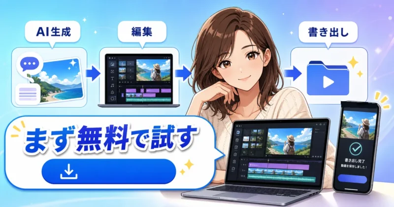 Filmora AI動画生成のまとめ
