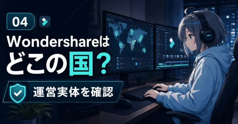 Wondershareはどこの国の会社？運営実体を確認