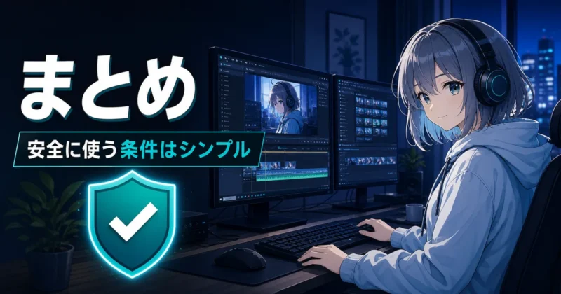 Filmoraの危険性まとめと安全に使う条件