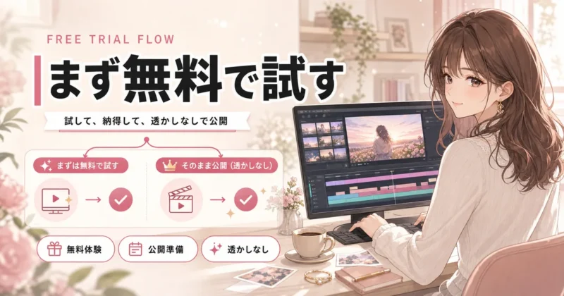 Filmoraの無料版から有料版へ判断するまとめ