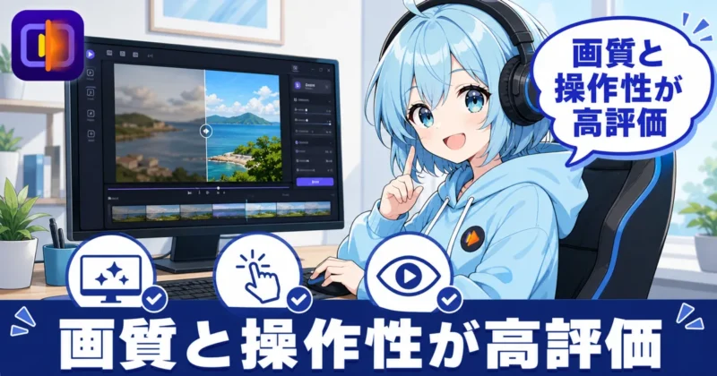 HitPaw VikPeaの良い口コミと評価点を示す画像
