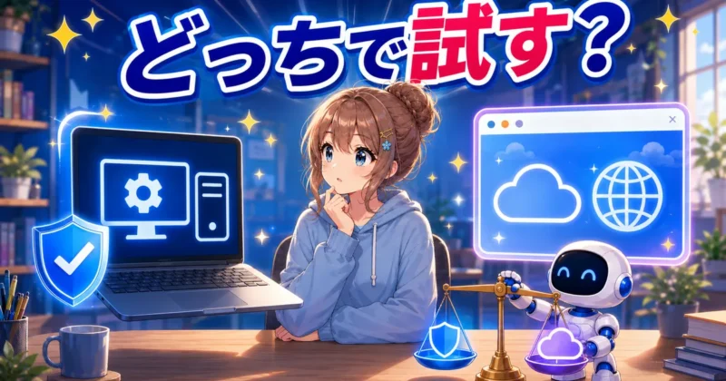 RepairitのPC版とオンライン版を選ぶイメージ