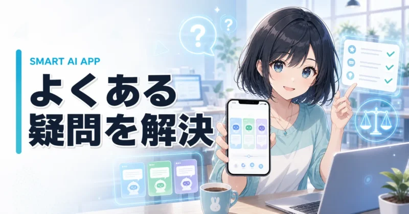 天秤AIアプリに関するよくある質問のイメージ