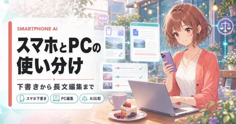 スマホとPCで天秤AIを使い分けるワークフロー