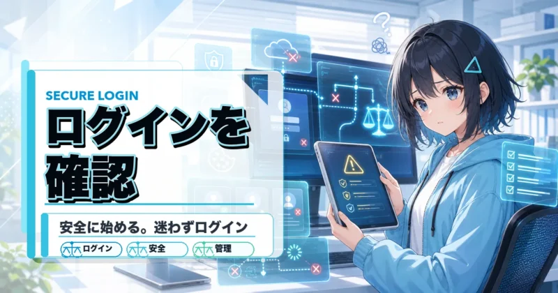 天秤AIにログインできない時の確認ポイント