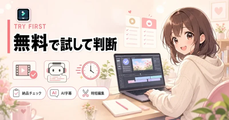 Filmora無料ダウンロードと有料版検討のタイミング