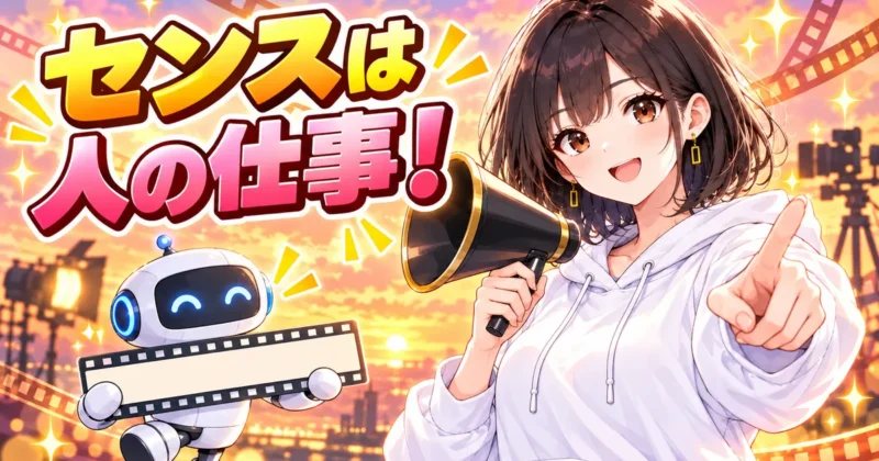 AI編集の時代も演出のセンスは人の仕事