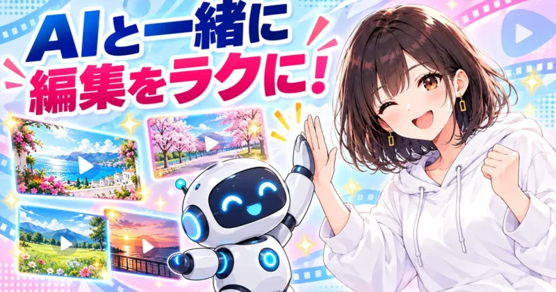 AIと一緒に動画編集をラクにしよう