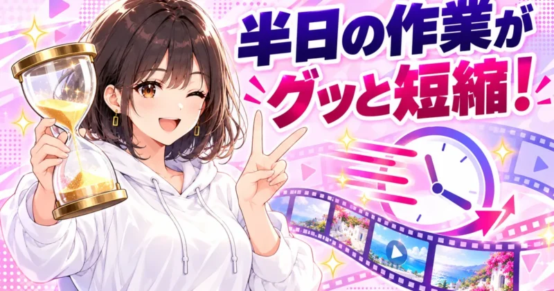 Claude Codeなら半日の編集作業がグッと短縮