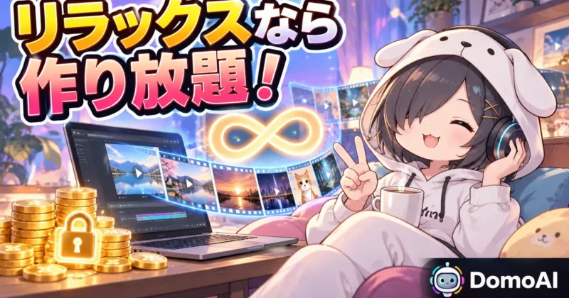 リラックスモードならDomoAI 2.5も作り放題